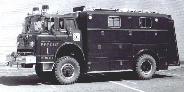 Rescue 38 - 1972 Ford C-900/Bruco(Purchased used from the Clearfield Fire Company, Clearfield County Pennsylvania)